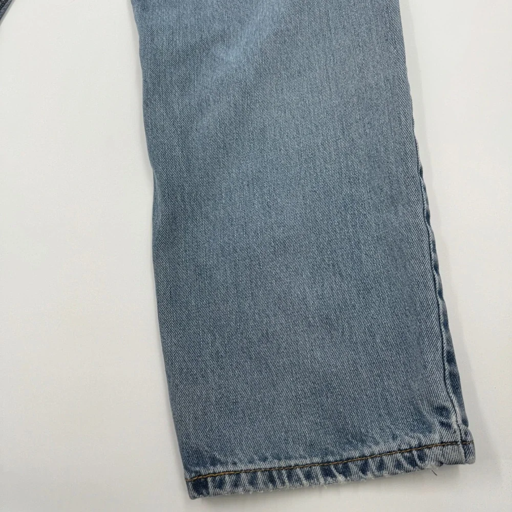 Levis 550 Relaxed Fit Mens Light Wash‎ Blue Denim Jeans 33x30 Bleach Splatter
